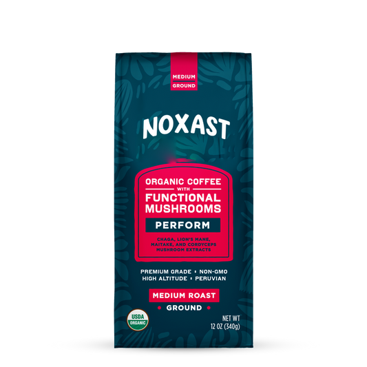 Organic PERFORM Functional Mushroom Coffee - Medium Roast Ground